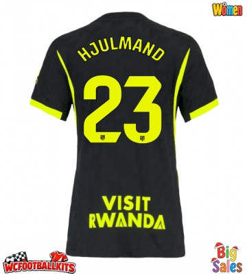 Atletico Madrid Morten Hjulmand #23 Replica Away Stadium Shirt for Women 2026-27 Short Sleeve